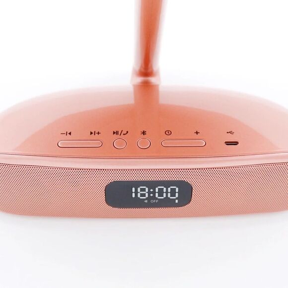 Impressions Vanity Melody 9 inch Round Duotone Makeup Mirror with Bluetooth - Picture 2 of 8